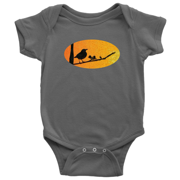 Black Bird Baby Bodysuit