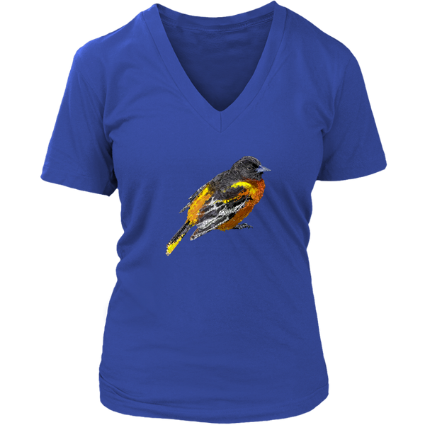 Baltimore Oriole Women's V-Neck