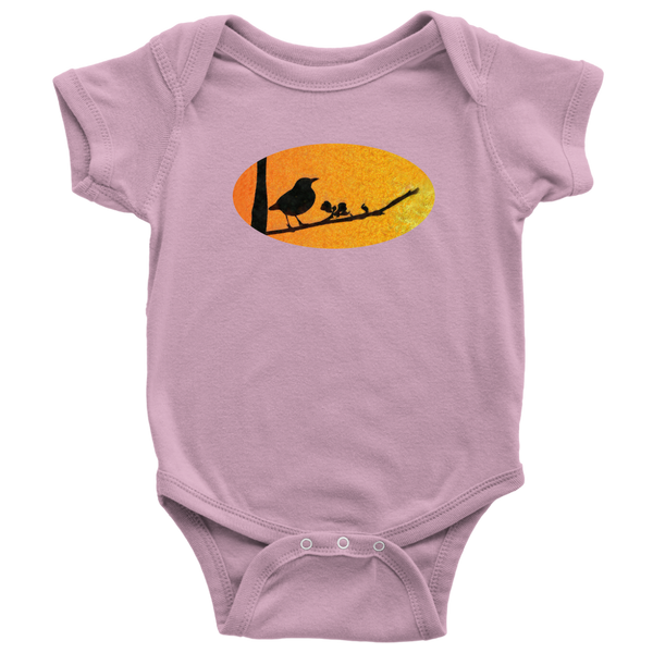 Black Bird Baby Bodysuit