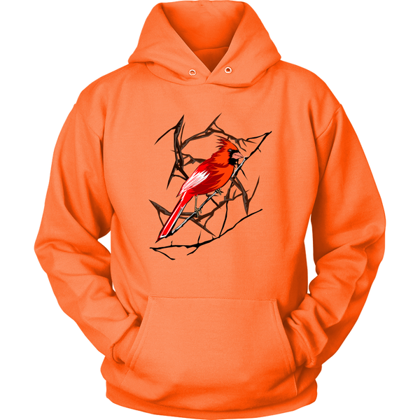 Northern Cardinal Bird Unisex Hoodie