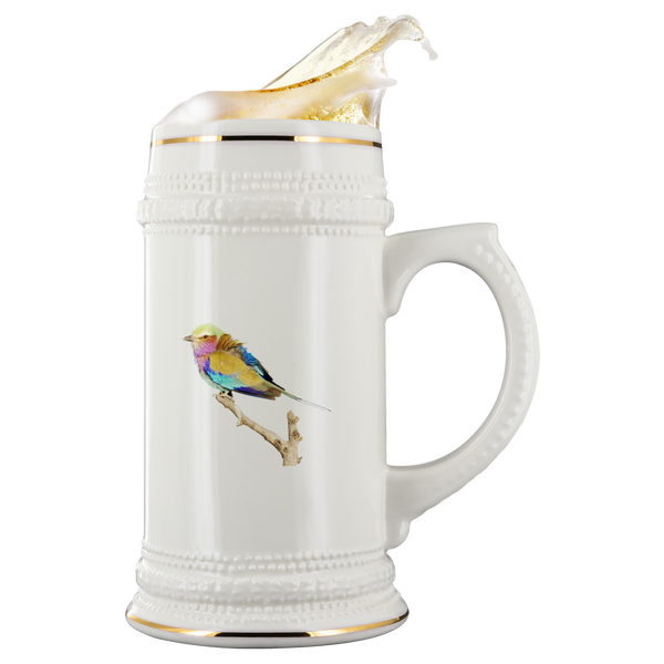 Lilac-breasted Roller Beer Stein