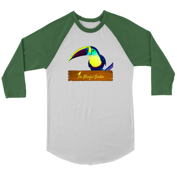 Toucan Canvas Unisex 3/4 Raglan