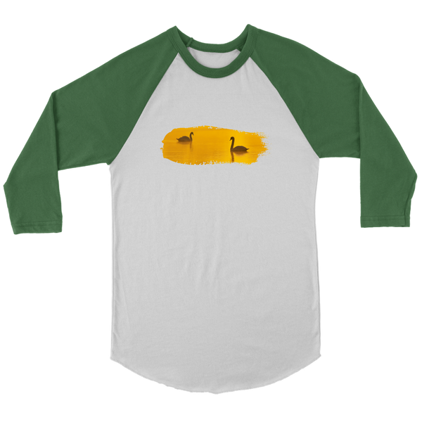 Swan Canvas Unisex 3/4 Raglan