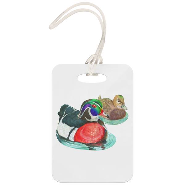 Wood Duck Luggage Tag