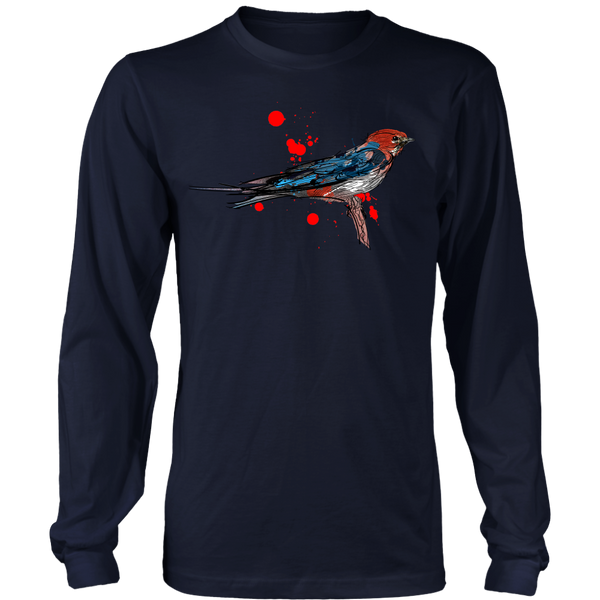 Lesser Striped Swallow Long Sleeve Shirt