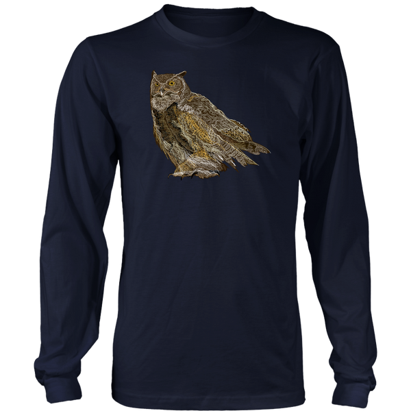 Great Horned Owl Long Sleeve Shirt