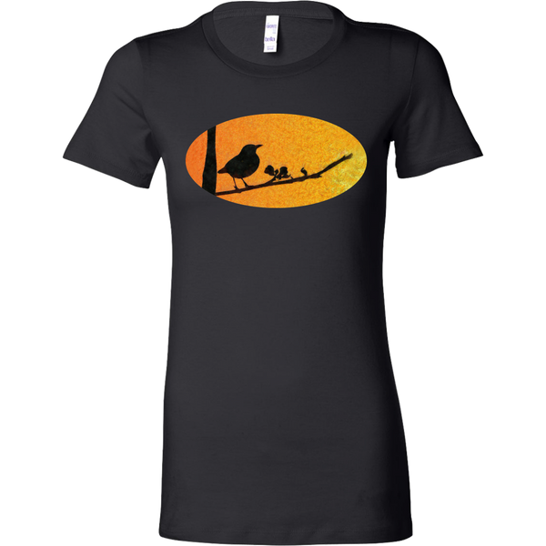 Black Bird Bella Womens Shirt