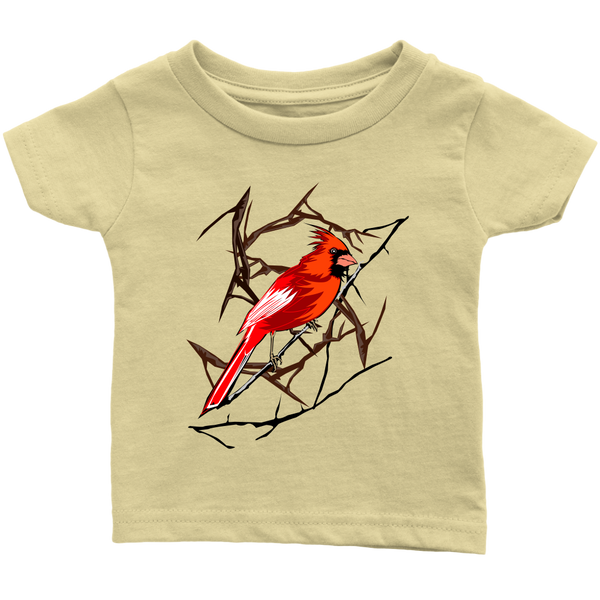 Northern Cardinal Bird Infant T-Shirt