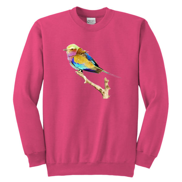 Lilac-breasted Roller Youth Crewneck Sweatshirt