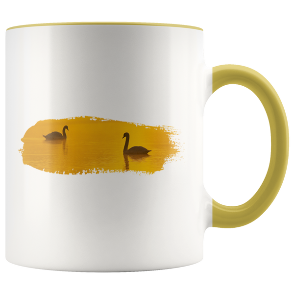 Swan Accent Mug