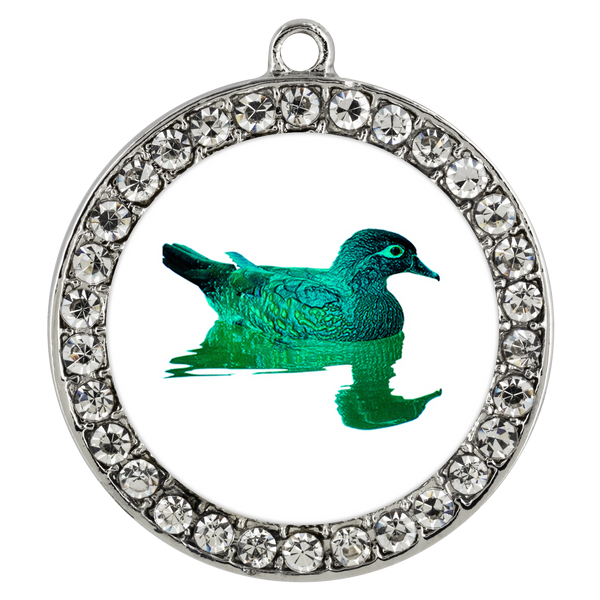Duck Necklace Stone Coin