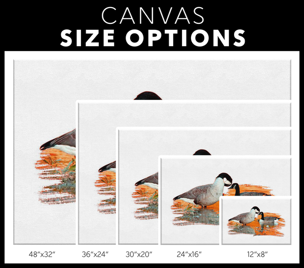 Goose Canvas Wrap