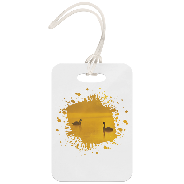 Swan Luggage Tag