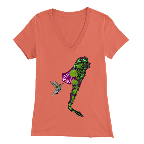 Hummingbird Bella Women's V-Neck