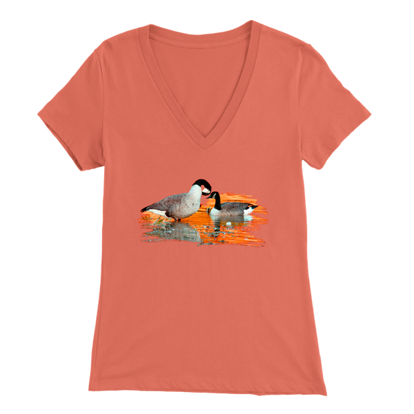 Goose Bella Womens V-Neck