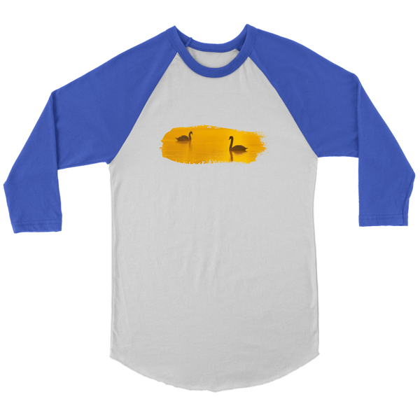 Swan Canvas Unisex 3/4 Raglan