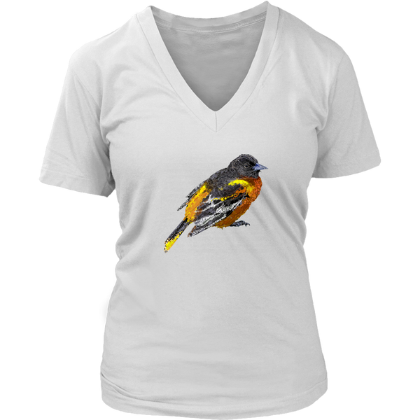 Baltimore Oriole Women's V-Neck