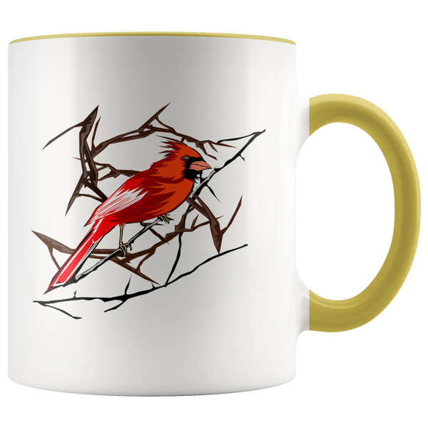 Northern Cardinal Bird Accent Mug