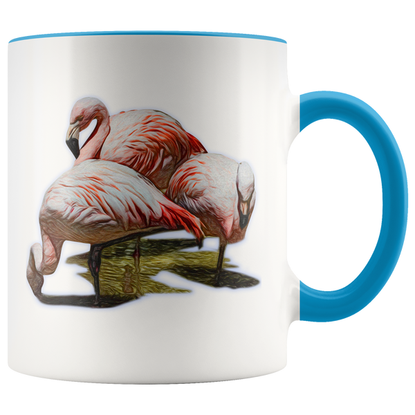 Flamingo Accent Mug