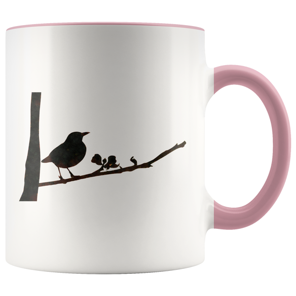 Black Bird Accent Mug