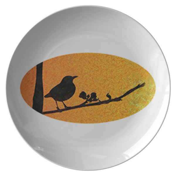 Black Bird Plate