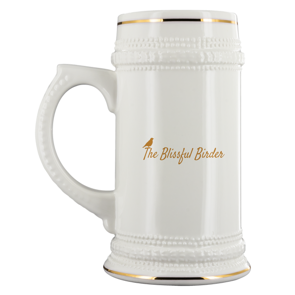 The Blissful Birder Beer Stein