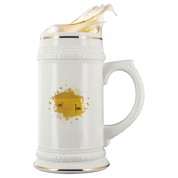 Swan Beer Stein