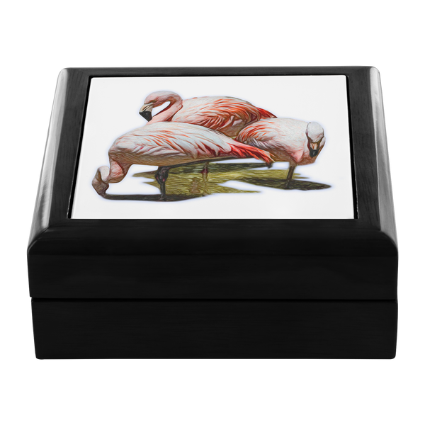 Flamingo Jewelry Box
