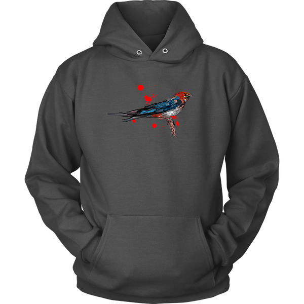Lesser Striped Swallow Unisex Hoodie