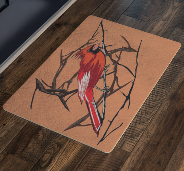 Northern Cardinal Bird Doormat