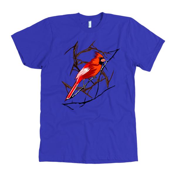 Northern Cardinal Bird American Apparel Mens