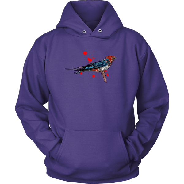 Lesser Striped Swallow Unisex Hoodie