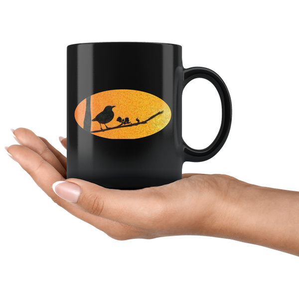 Black Bird Black 11oz Mug