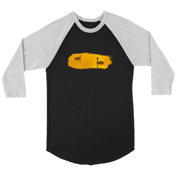 Swan Canvas Unisex 3/4 Raglan