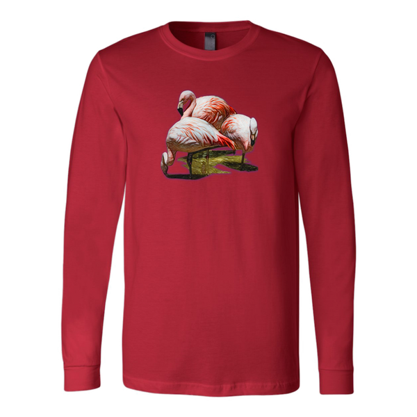 Flamingo Canvas Long Sleeve Shirt