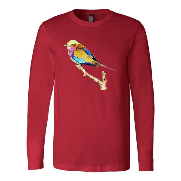 Lilac-breasted Roller Canvas Long Sleeve Shirt