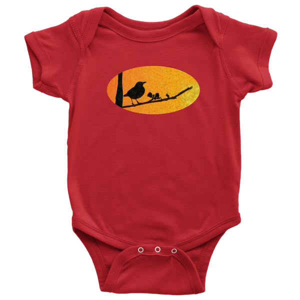 Black Bird Baby Bodysuit
