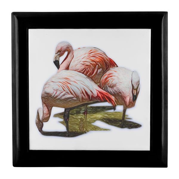 Flamingo Jewelry Box