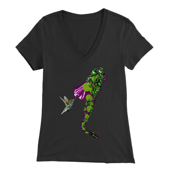 Hummingbird Bella Women's V-Neck