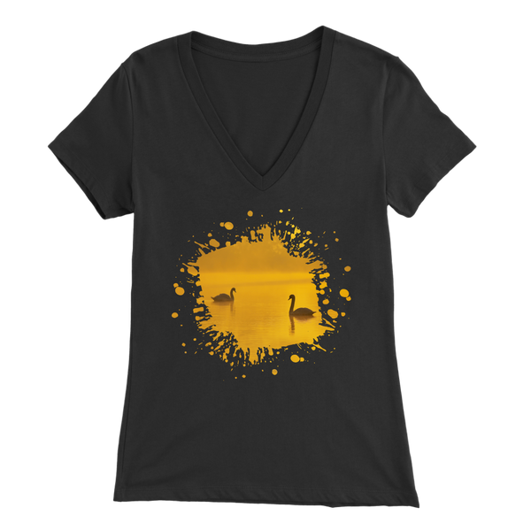 Swan Bella Womens V-Neck