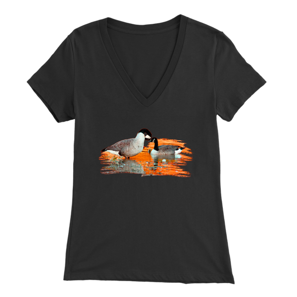 Goose Bella Womens V-Neck