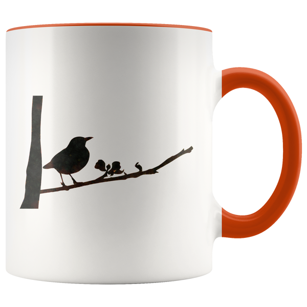 Black Bird Accent Mug