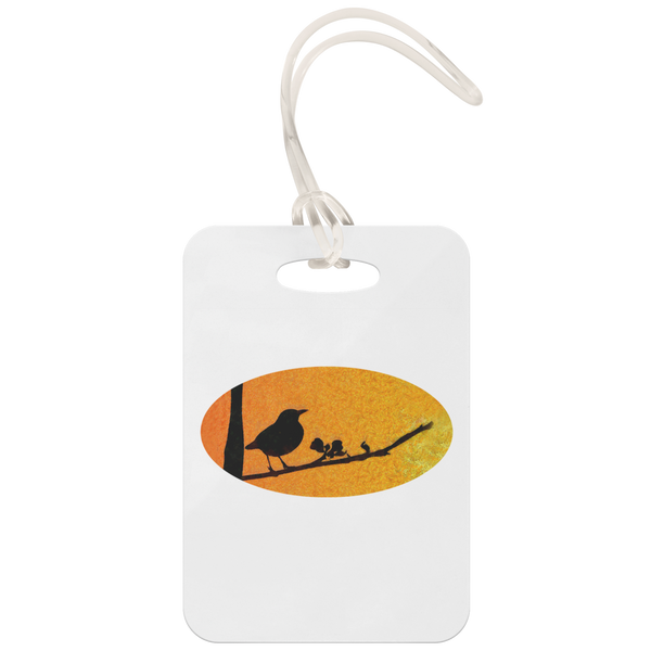 Black Bird Luggage Tag