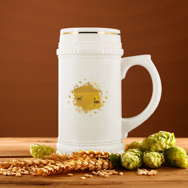 Swan Beer Stein