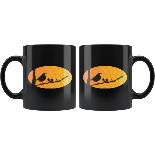 Black Bird Black 11oz Mug