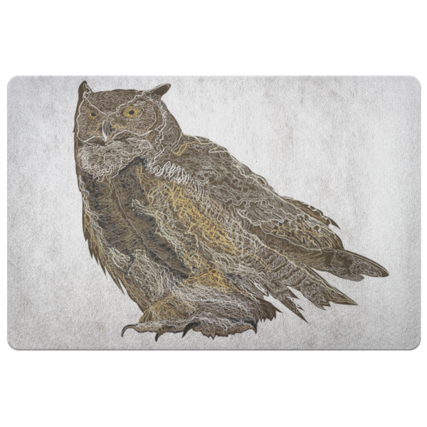 Great Horned Owl Doormat