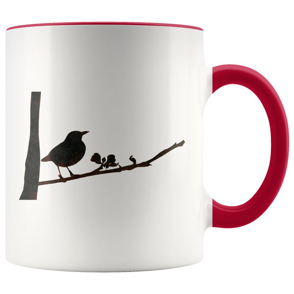 Black Bird Accent Mug