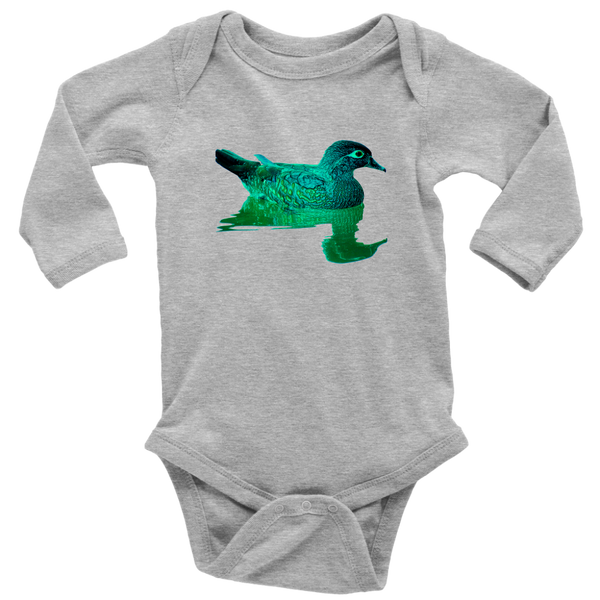 Duck Long Sleeve Baby Bodysuit