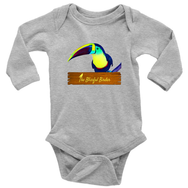 Toucan Long Sleeve Baby Bodysuit