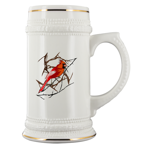 Northern Cardinal Bird Beer Stein